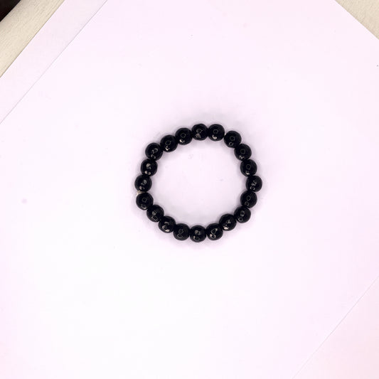 Black Tourmaline Crystal Bracelet - Grounding & Protection