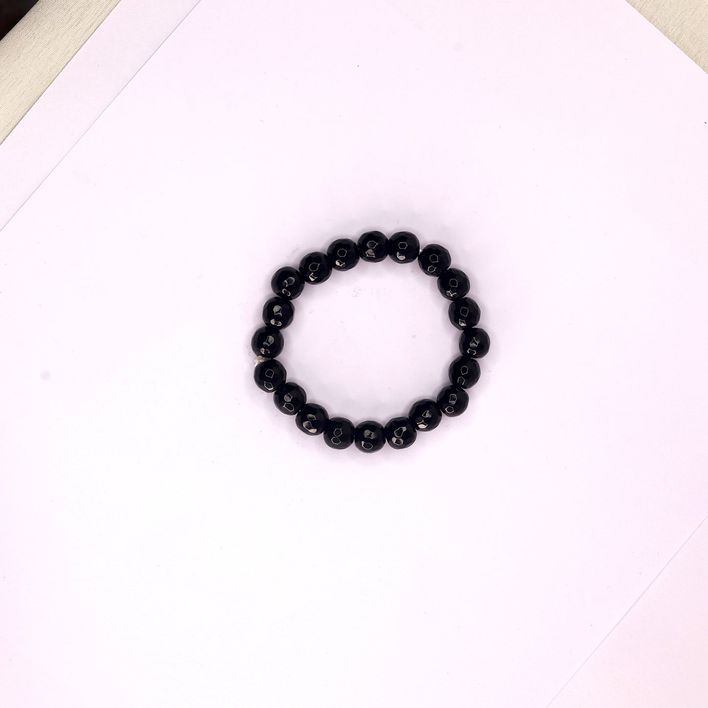 Black Tourmaline Crystal Bracelet - Grounding & Protection