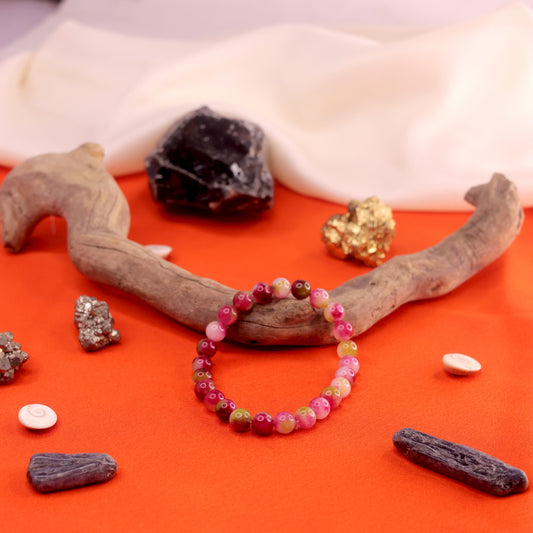 Natural Multicolor Tourmaline Bracelet - All-in-One Protection