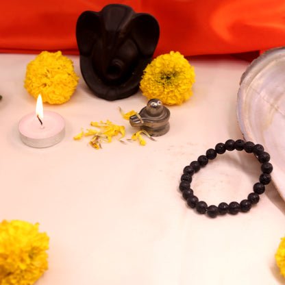 Natural Lava Stone Bracelet - Emotional Balance and Calmness