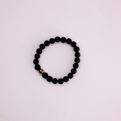 Natural Lava Stone Bracelet For Men & Women - Strength, Grounding & Transformation