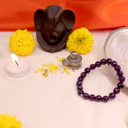 Natural Amethyst Bracelet For Men & Women | Protection & Spirituality