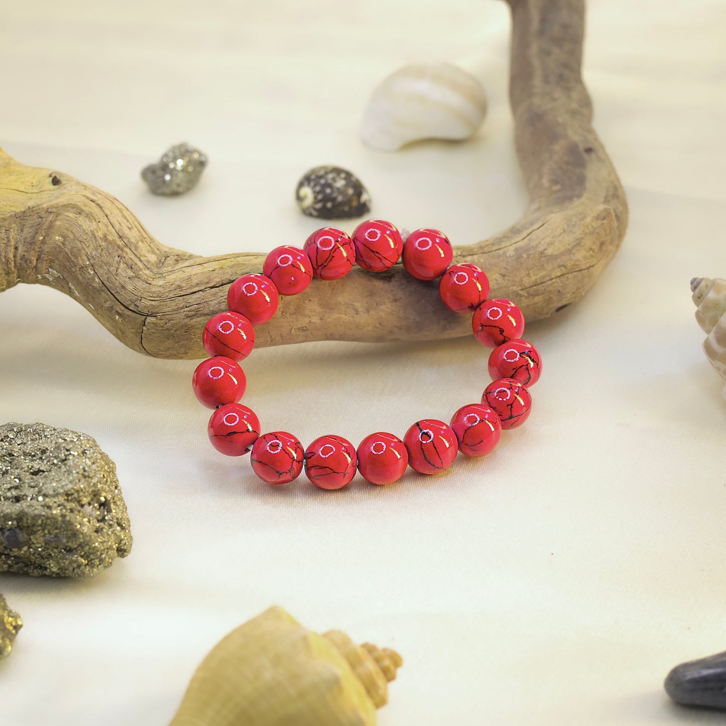 Red Turquoise Bracelet