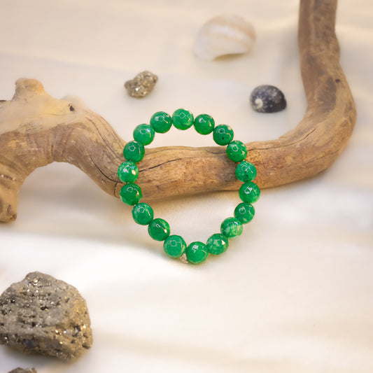 Green Olive Jade Bracelet