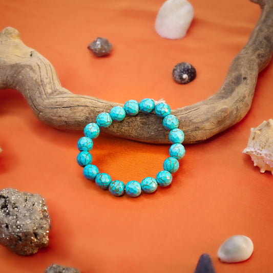 Natural Turquoise Crystal Bracelet