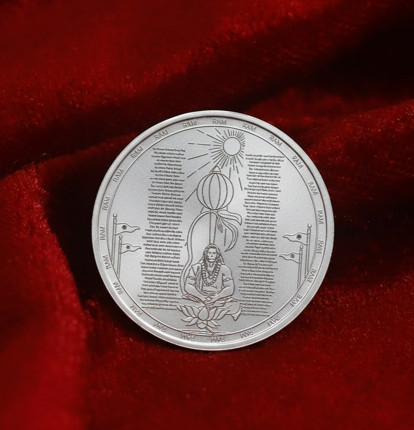 Hanuman Chalisa Coin (Silver)