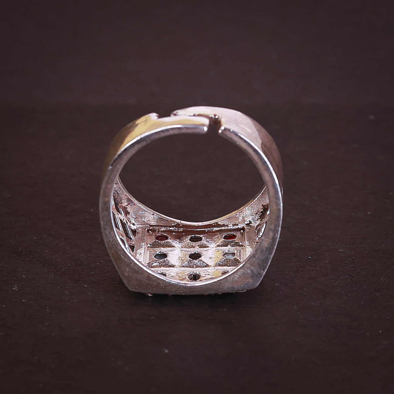 Nava Ratna Gents Ring (Silver)