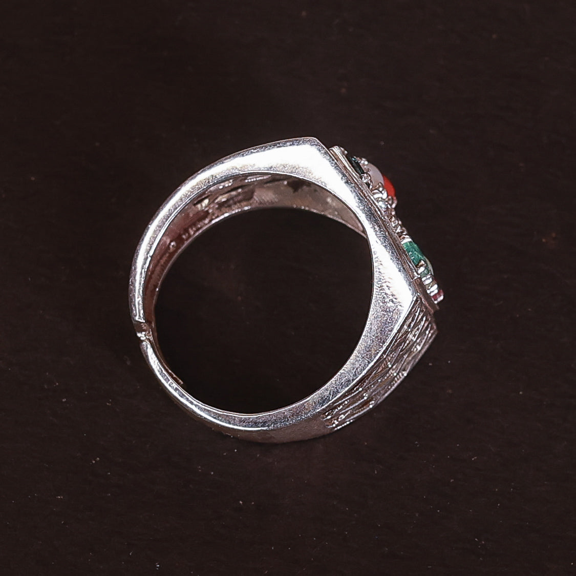 Nava Ratna Gents Ring (Silver)
