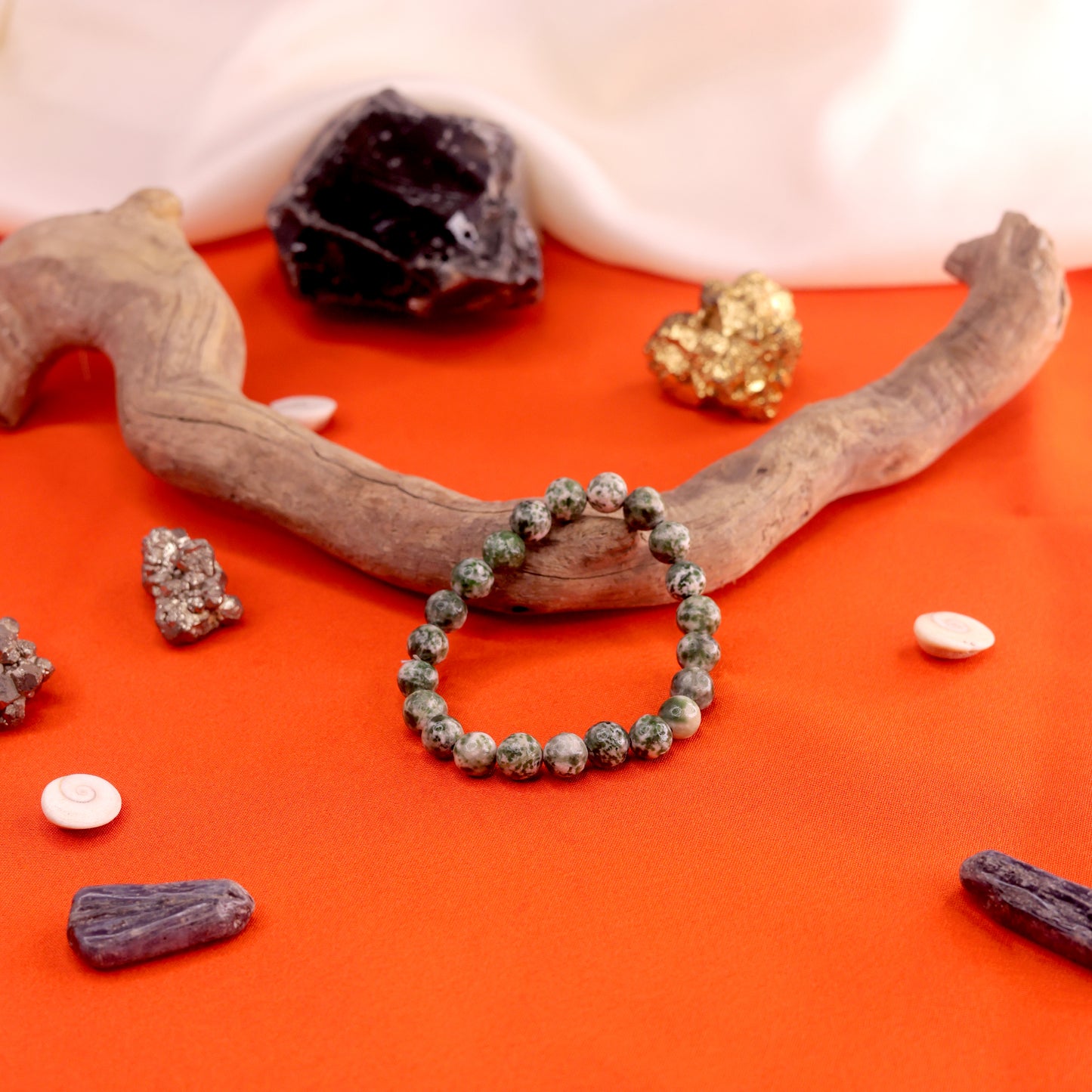 African Turquoise Crystal Bracelet