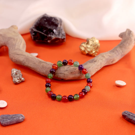 Natural 7 Chakra Bracelet (Business Success & Wealth Attraction)